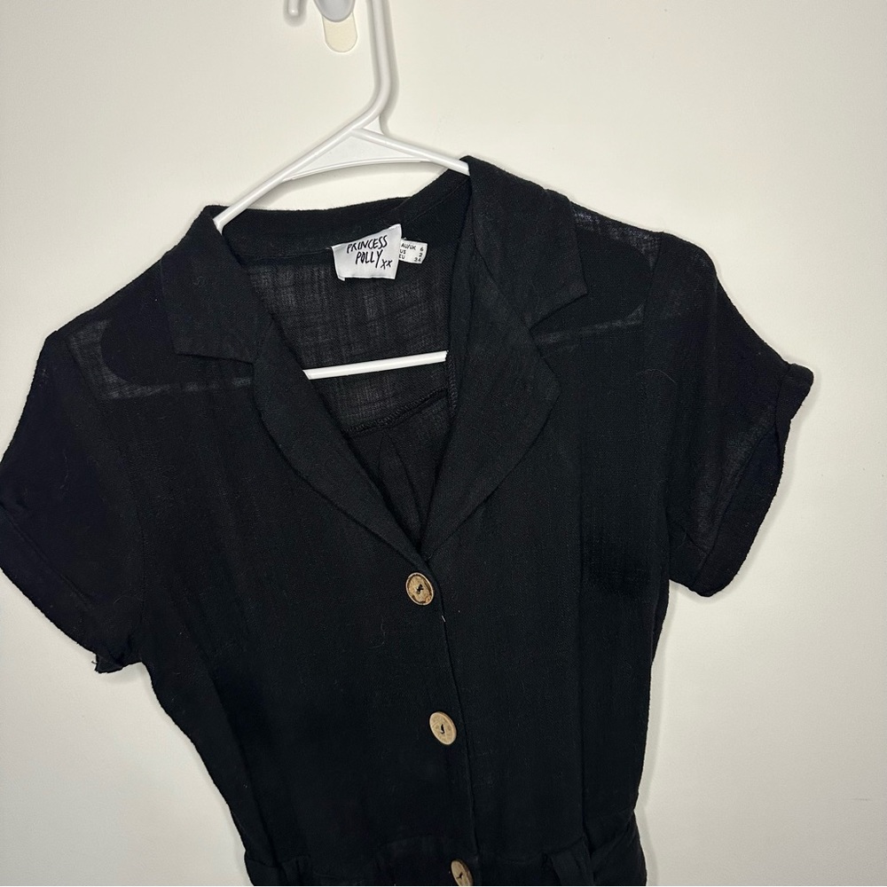 Princess Polly Ashens Romper Black - Picture 5 of 12